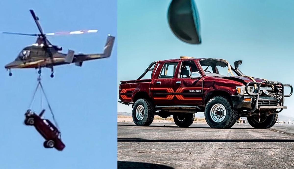 VEJA O QUE OCORRE QUANDO UM TOYOTA HILUX DESPENCA DE 3.000 METROS DE ALTURA, foto 1