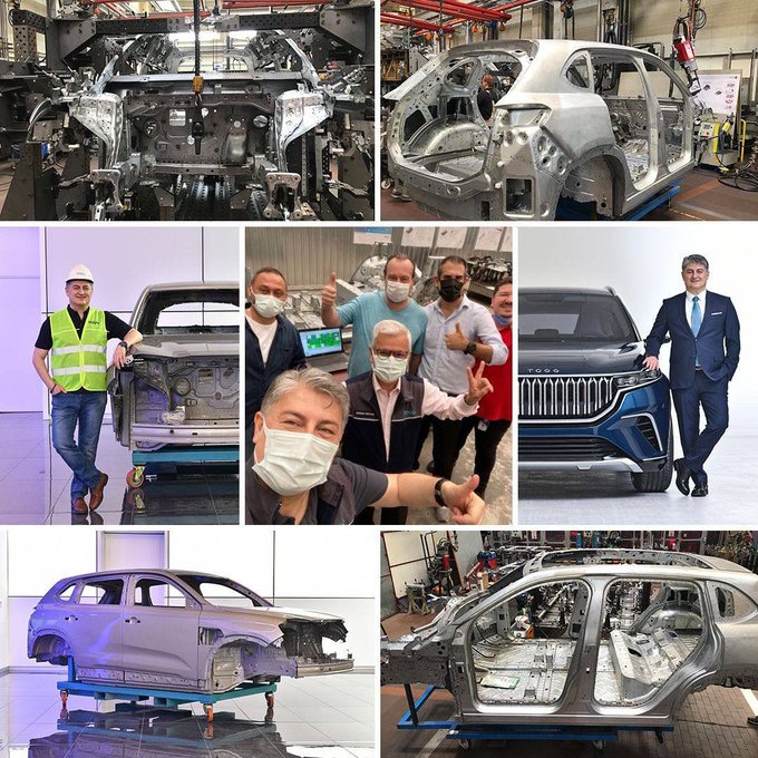 TOGG: O FABRICANTE TURCO JÁ TEM PRONTO O PRIMEIRO CHASSI DO SEU FUTURO SUV, foto 1