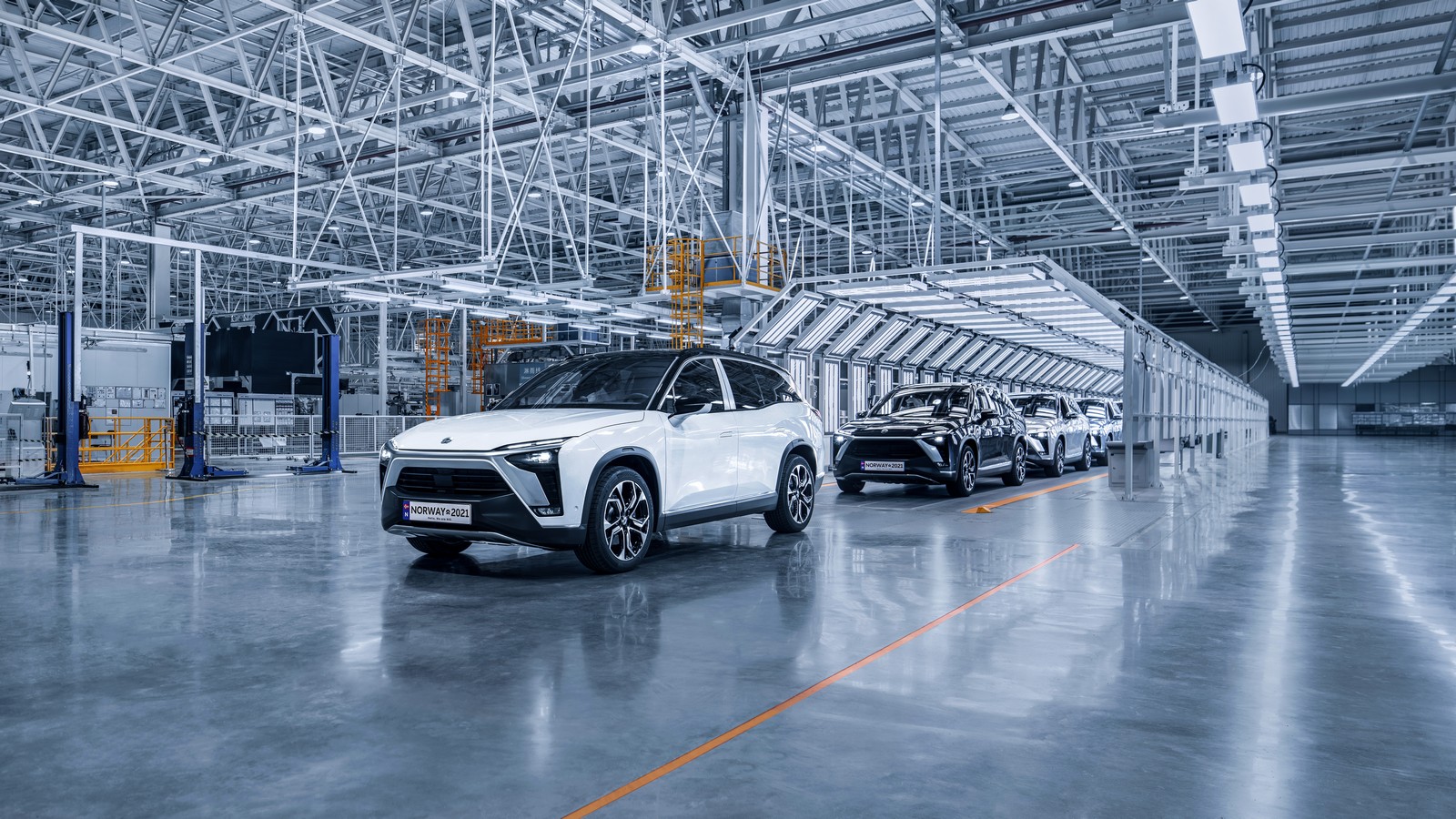 O PRIMEIRO LOTE DO NIO ES8, O TECNOLÓGICO SUV ELÉTRICO CHINÊS, JÁ SEGUE PARA A EUROPA, foto 1