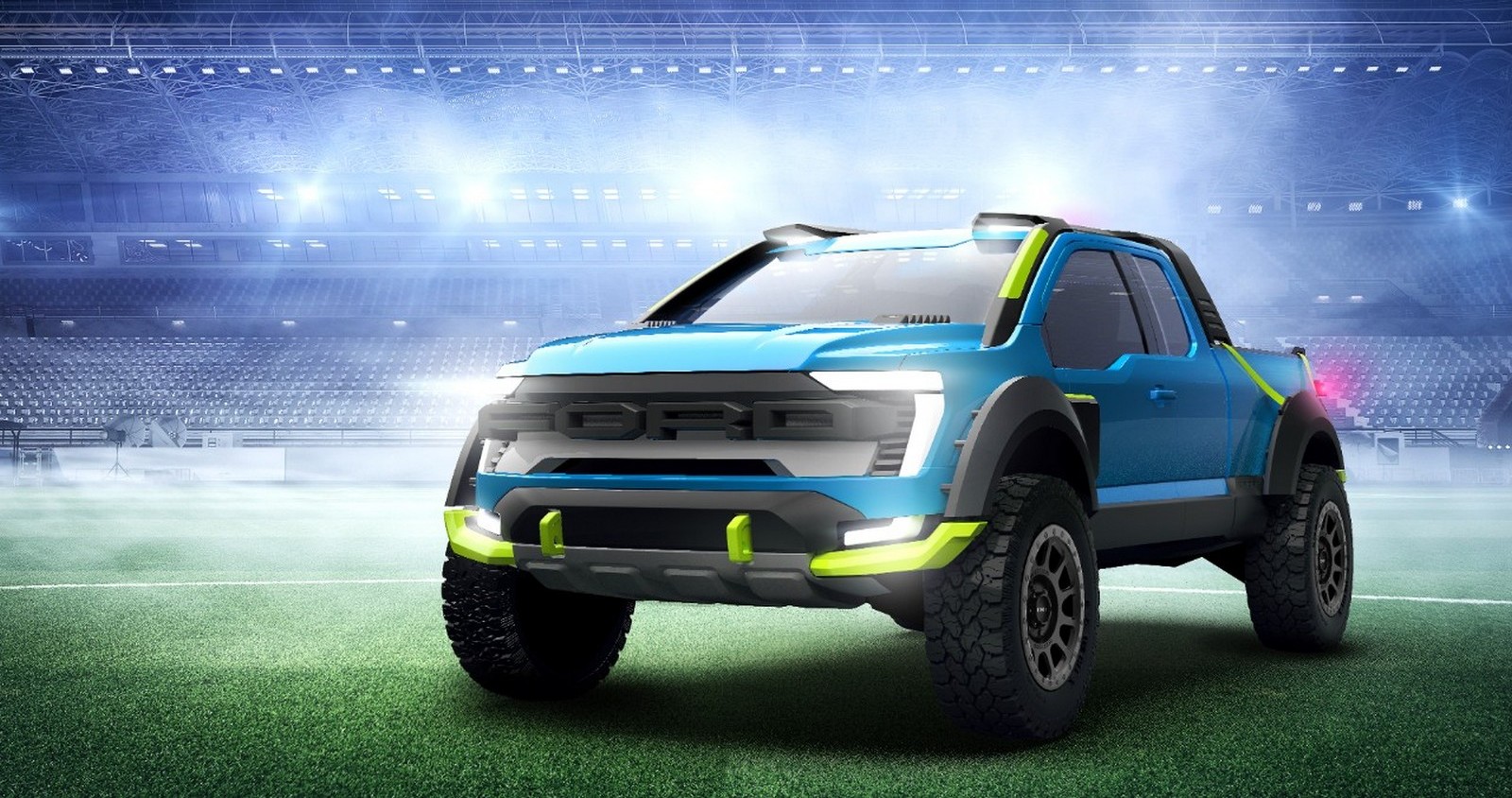 FORD F-150 ROCKET LEAGUE EDITION: UMA PICK-UP DE VIDEOGAME NO MUNDO REAL, foto 1