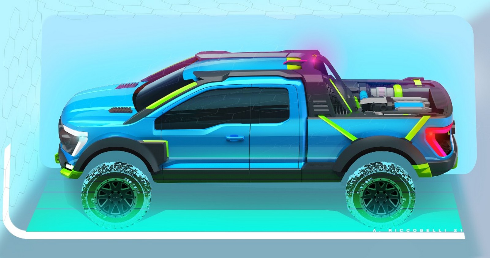 FORD F-150 ROCKET LEAGUE EDITION: UMA PICK-UP DE VIDEOGAME NO MUNDO REAL, foto 4