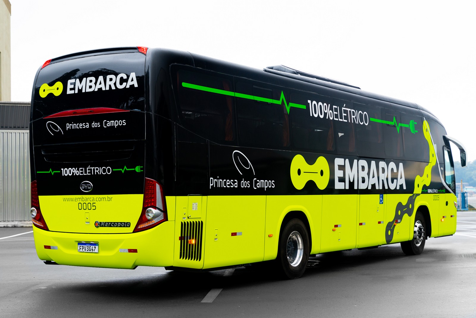 EMBARCA, PRINCESA DOS CAMPOS, BYD E MARCOPOLO INICIAM OPERAÇÃO COM ÔNIBUS RODOVIÁRIO INTERMUNICIPAL 100% ELÉTRICO, foto 2