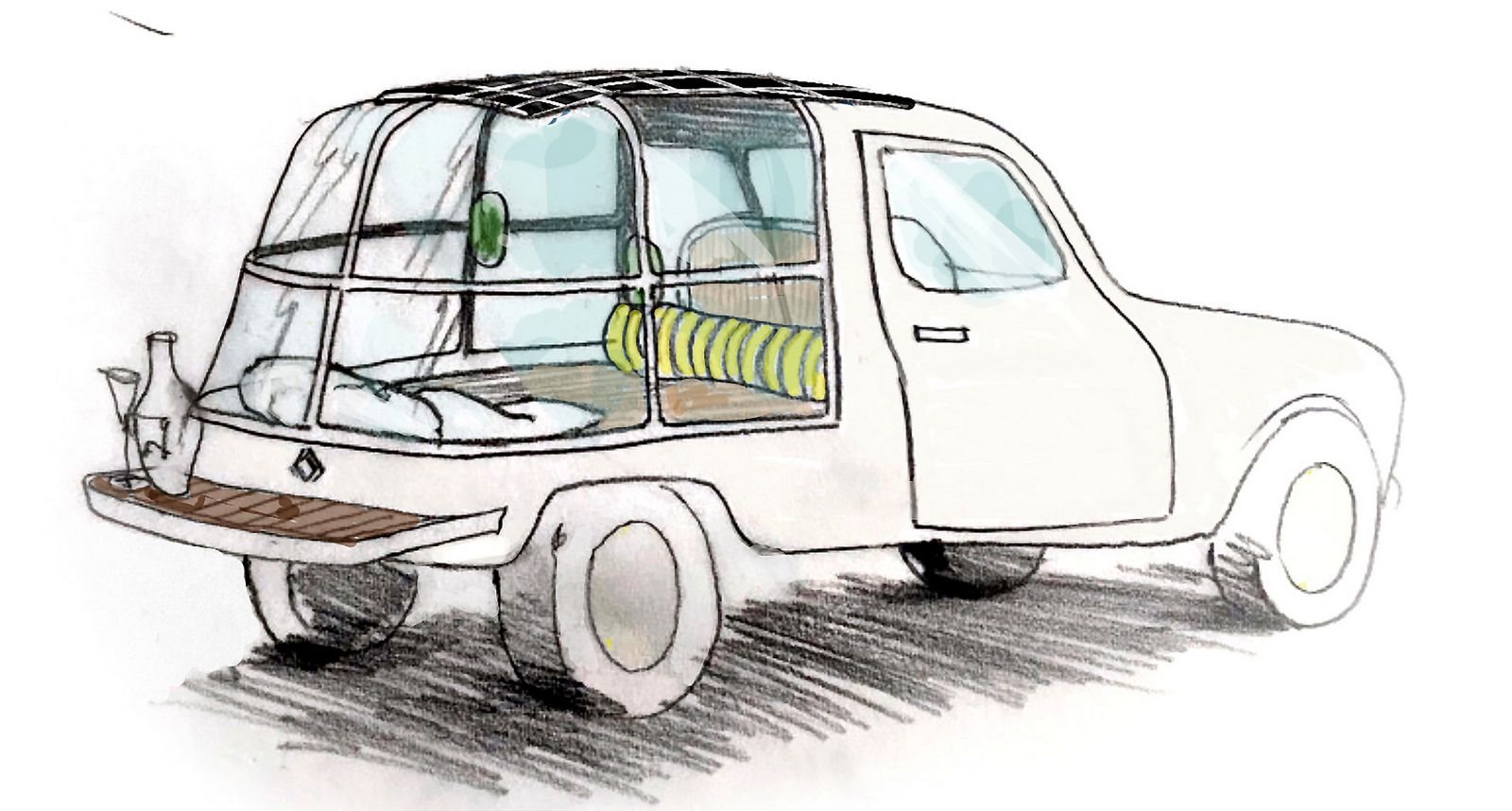 RENAULT SUITE Nº4: UM PROTÓTIPO INSPIRADO NO RENAULT 4L CONVERTIDO EM UMA SUíTE NÔMADE, foto 5