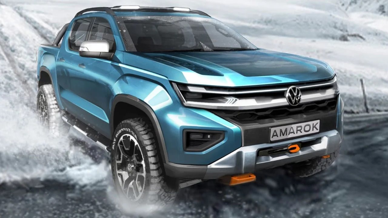 VOLKSWAGEN AMAROK 2023: A NOVA GERAÇÃO DA PICK-UP ALEMÃ APARECE EM ESBOÇOS, foto 4