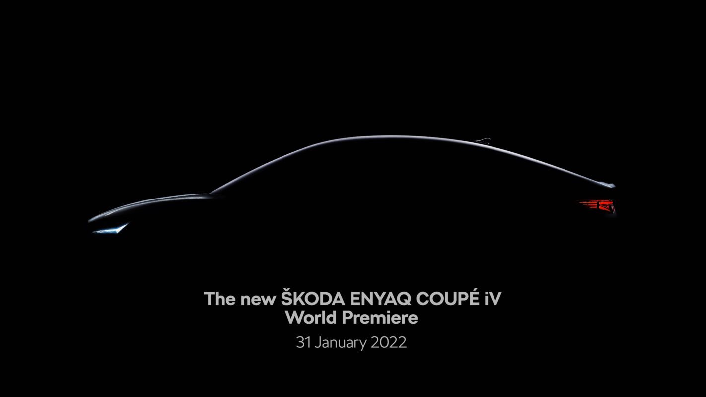 SKODA ENYAQ COUPE iV: ESTREIA MUNDIAL NO PRÓXIMO DIA 31 DE JANEIRO, foto 1