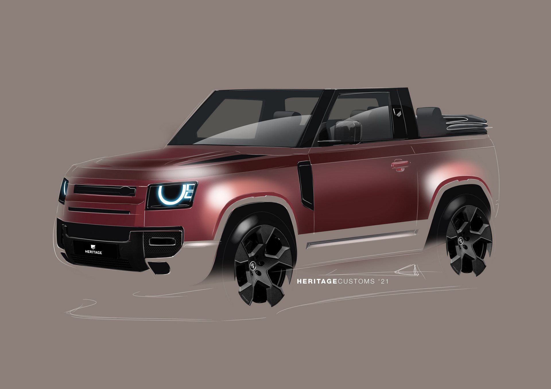 VALIANCE CONVERTIBLE: O LAND ROVER DEFENDER TERÁ UMA VERSÃO CONVERSÍVEL MUITO ESPECIAL, foto 6
