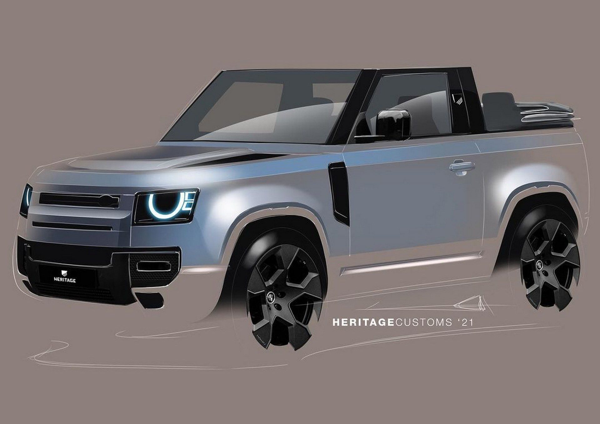 VALIANCE CONVERTIBLE: O LAND ROVER DEFENDER TERÁ UMA VERSÃO CONVERSÍVEL MUITO ESPECIAL, foto 9
