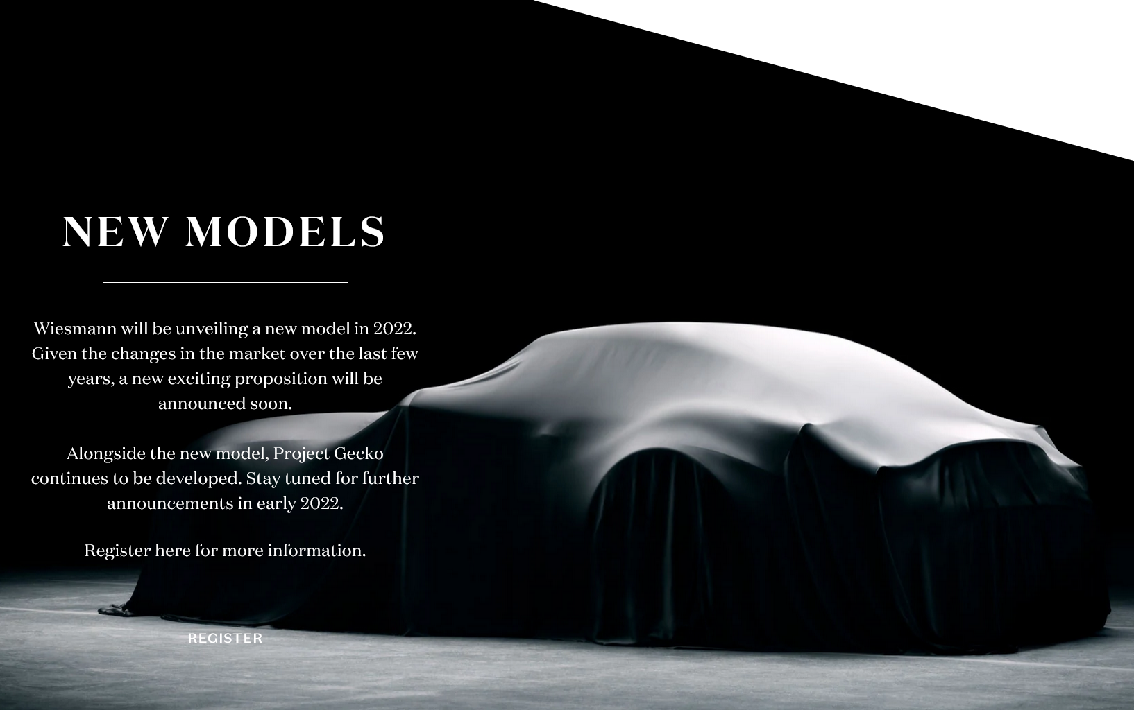 WIESMANN ANUNCIA O LANÇAMENTO DE DOIS NOVOS MODELOS EM 2022, foto 1