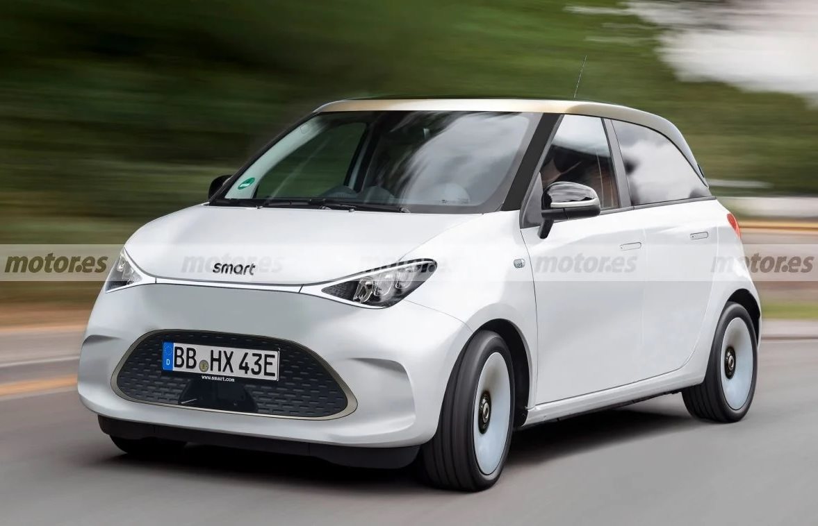 SMART FORFOUR 2024: ADIANTAMENTO DE UM SUV ELÉTRICO MUITO DIFERENTE, foto 1