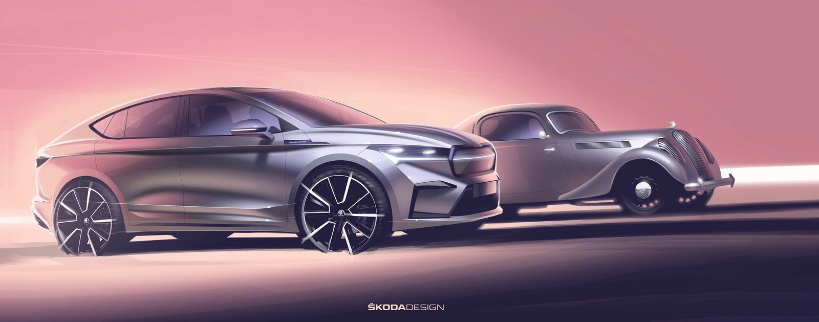 ESBOÇOS REVELAM DETALHES DO NOVO SKODA ENYAQ COUPE iV, foto 2
