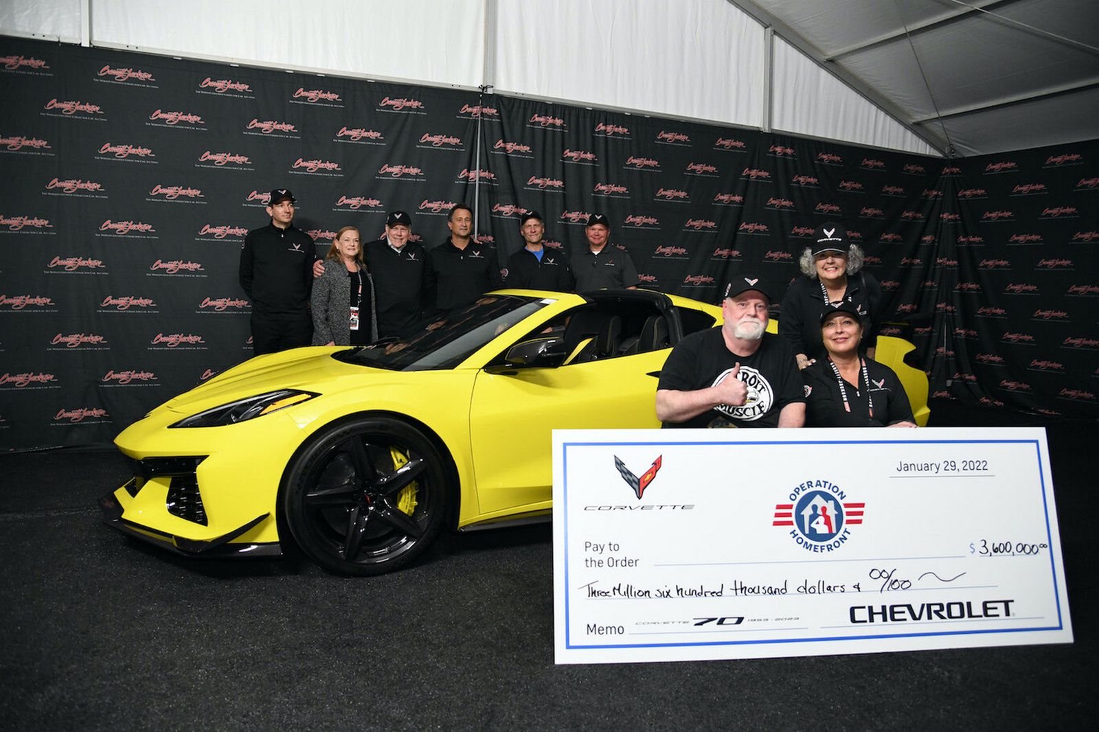CHEVROLET CORVETTE Z06 2023 ALCANÇA CIFRA MILIONÁRIA EM LEILÃO, foto 2