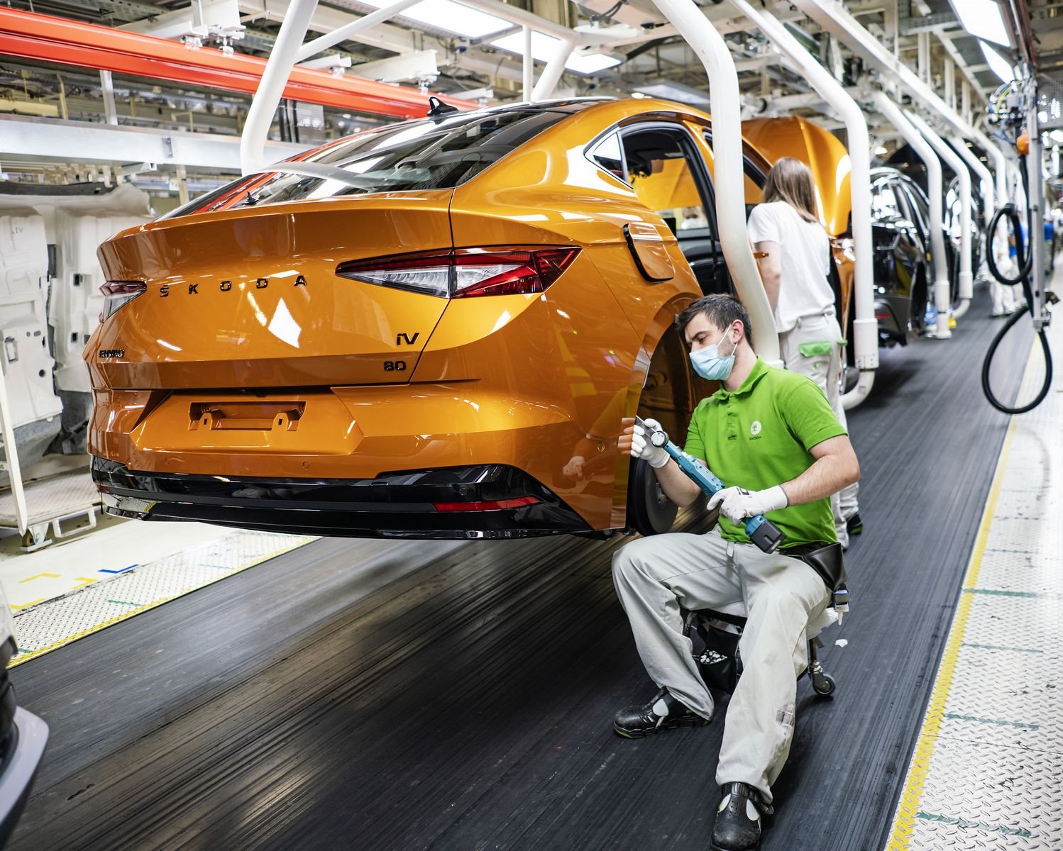 SKODA INICIA A PRODUÇÃO EM SÉRIE DO ENYAQ COUPE iV EM SUA PLANTA PRINCIPAL DE MLADÁ BOLESLAV, foto 1
