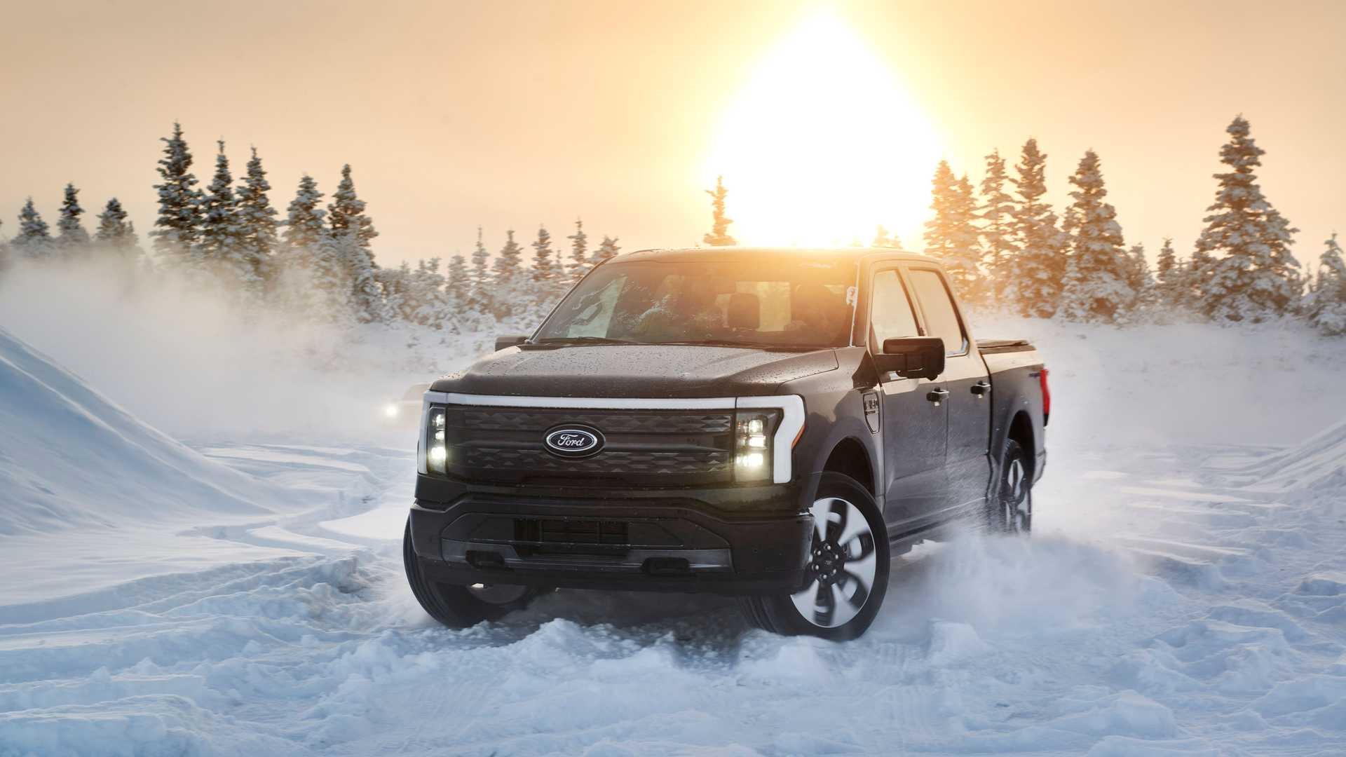 FORD F-150 LIGHTNING VISITA O ALASKA PARA OS TESTES DE INVERNO, foto 1