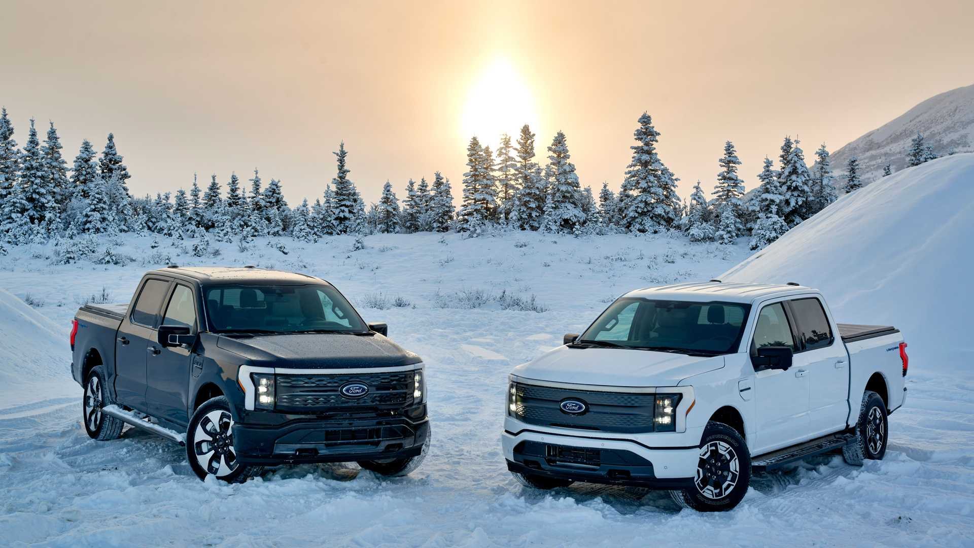 FORD F-150 LIGHTNING VISITA O ALASKA PARA OS TESTES DE INVERNO, foto 2
