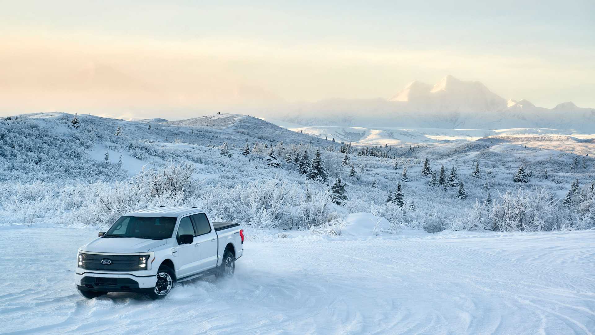 FORD F-150 LIGHTNING VISITA O ALASKA PARA OS TESTES DE INVERNO, foto 8