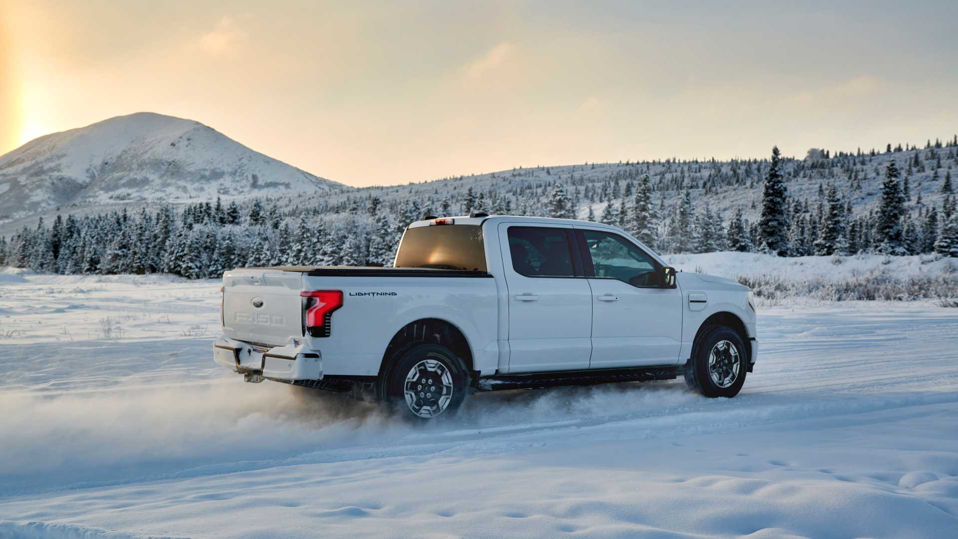 FORD F-150 LIGHTNING VISITA O ALASKA PARA OS TESTES DE INVERNO, foto 9