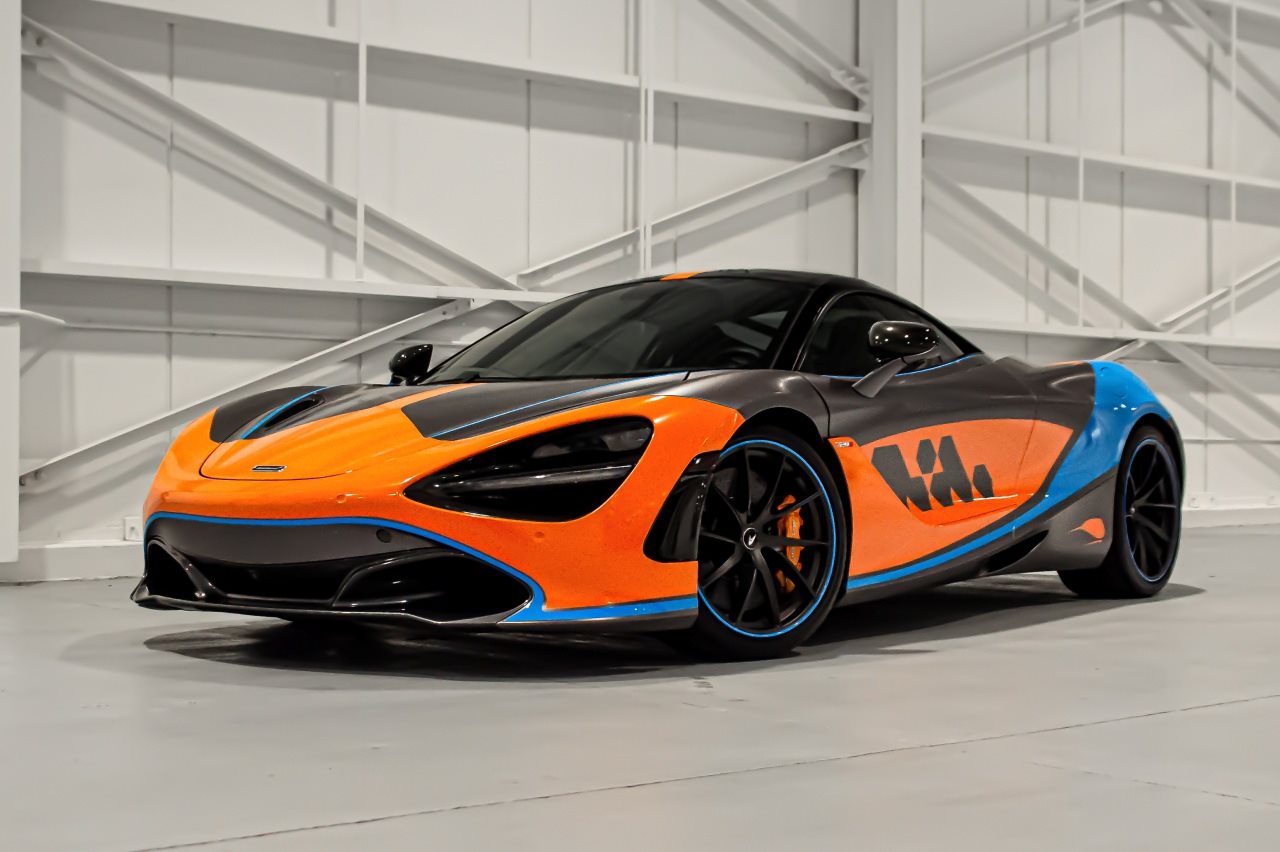 McLAREN 720S COM A DECORAÇÃO DA McLAREN RACING ESTARÁ NO GP DE F1 DE MIAMI, foto 1
