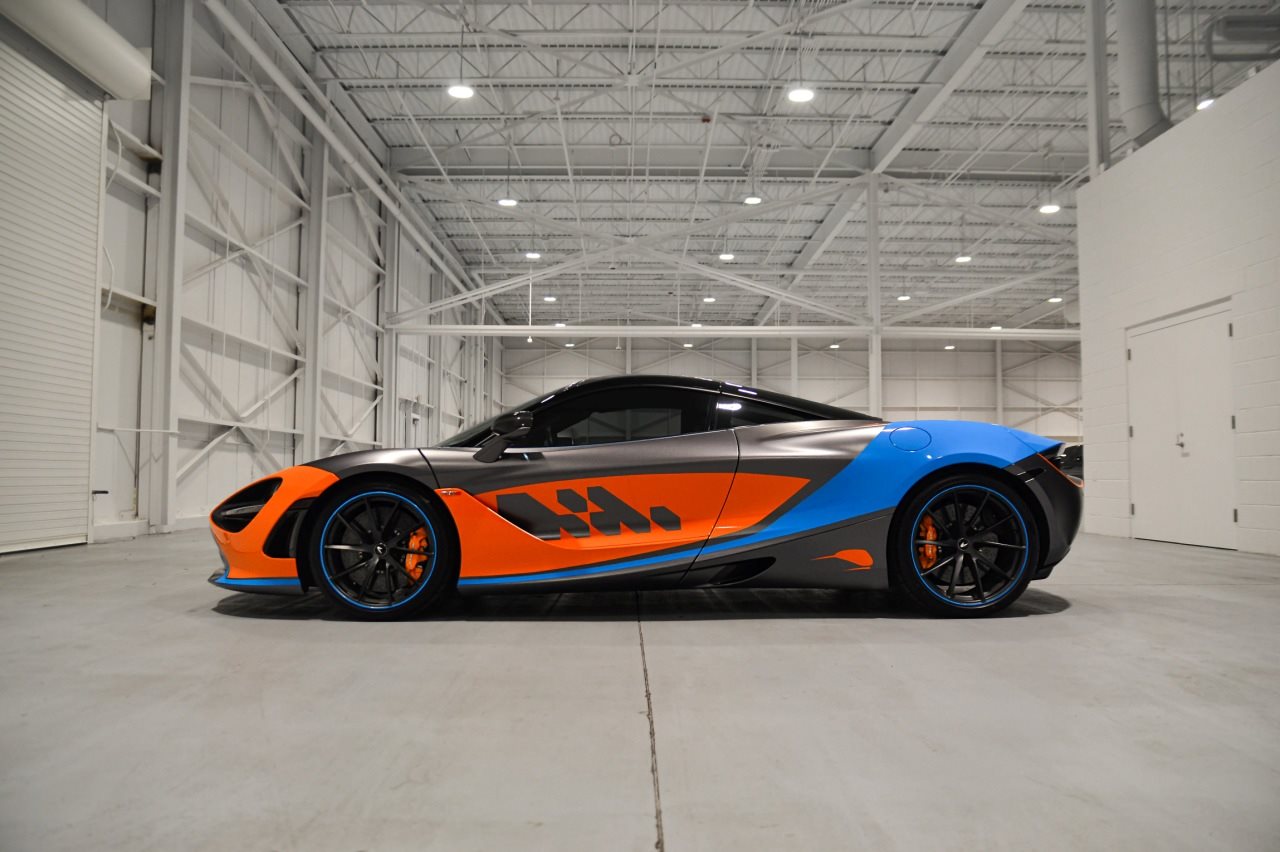 McLAREN 720S COM A DECORAÇÃO DA McLAREN RACING ESTARÁ NO GP DE F1 DE MIAMI, foto 2