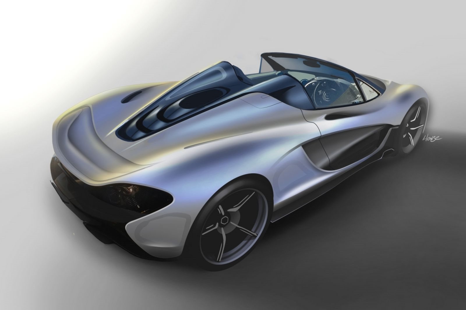 LANZANTE CRIA O PRIMEIRO McLAREN P1 SPIDER DA HISTÓRIA DA MARCA BRITÂNICA, foto 1