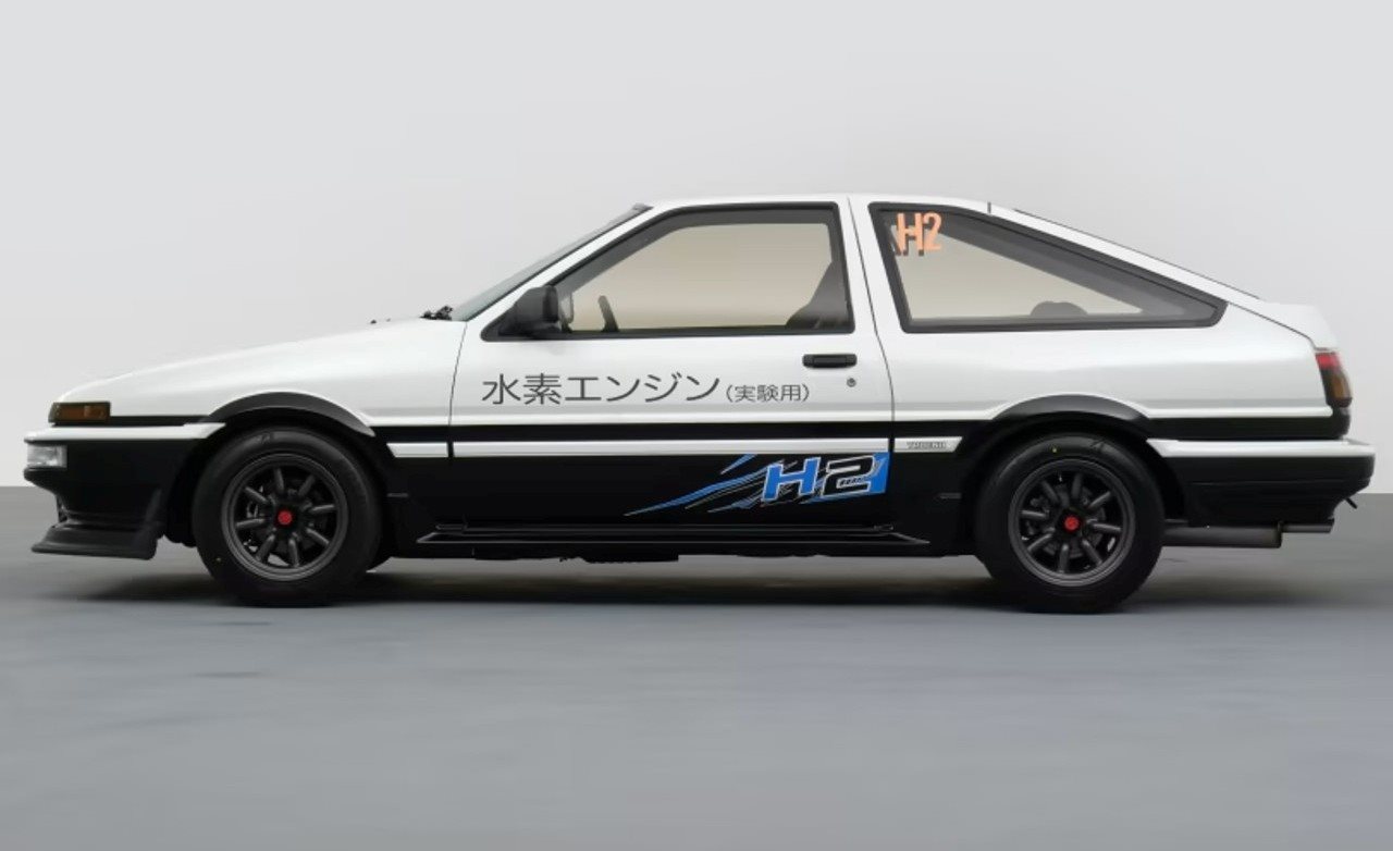 O CLÁSSICO TOYOTA COROLLA AE86 RECEBE UM MOTOR ELÉTRICO E OUTRO A HIDROGÊNIO, foto 3