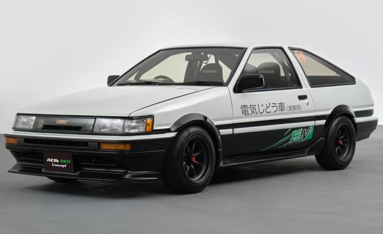 O CLÁSSICO TOYOTA COROLLA AE86 RECEBE UM MOTOR ELÉTRICO E OUTRO A HIDROGÊNIO, foto 7