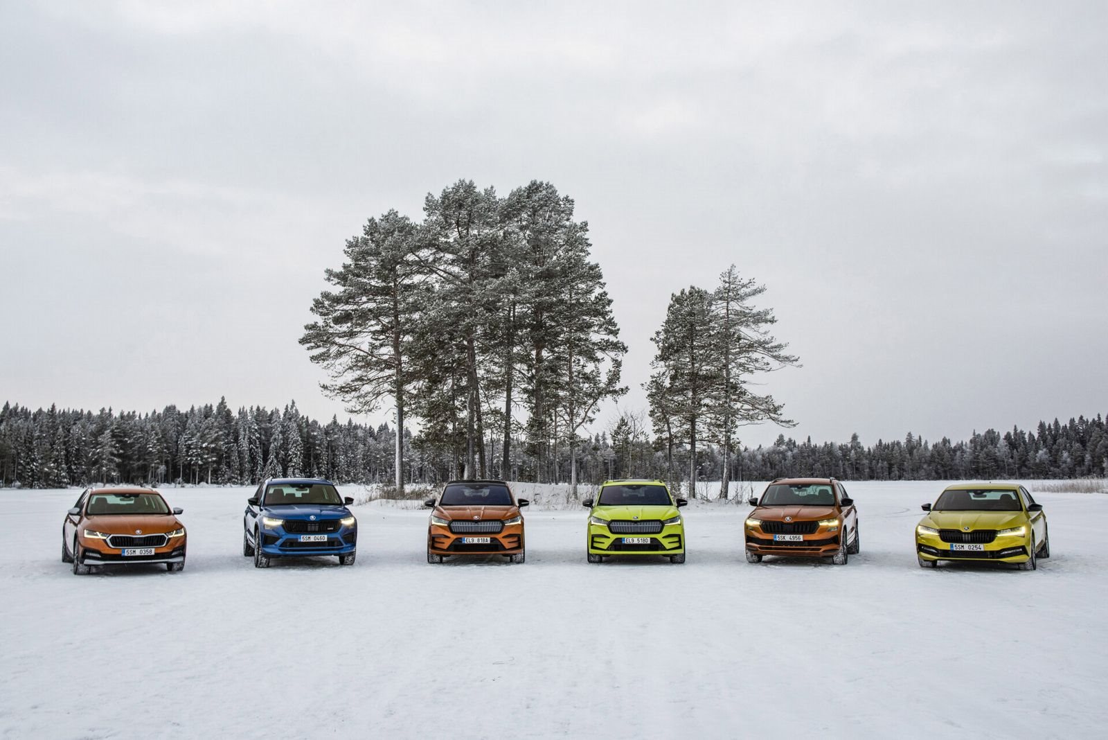 TESTE DOS MODELOS 4X4 DA SKODA SOBRE GELO E NEVE DA SUÉCIA, foto 1
