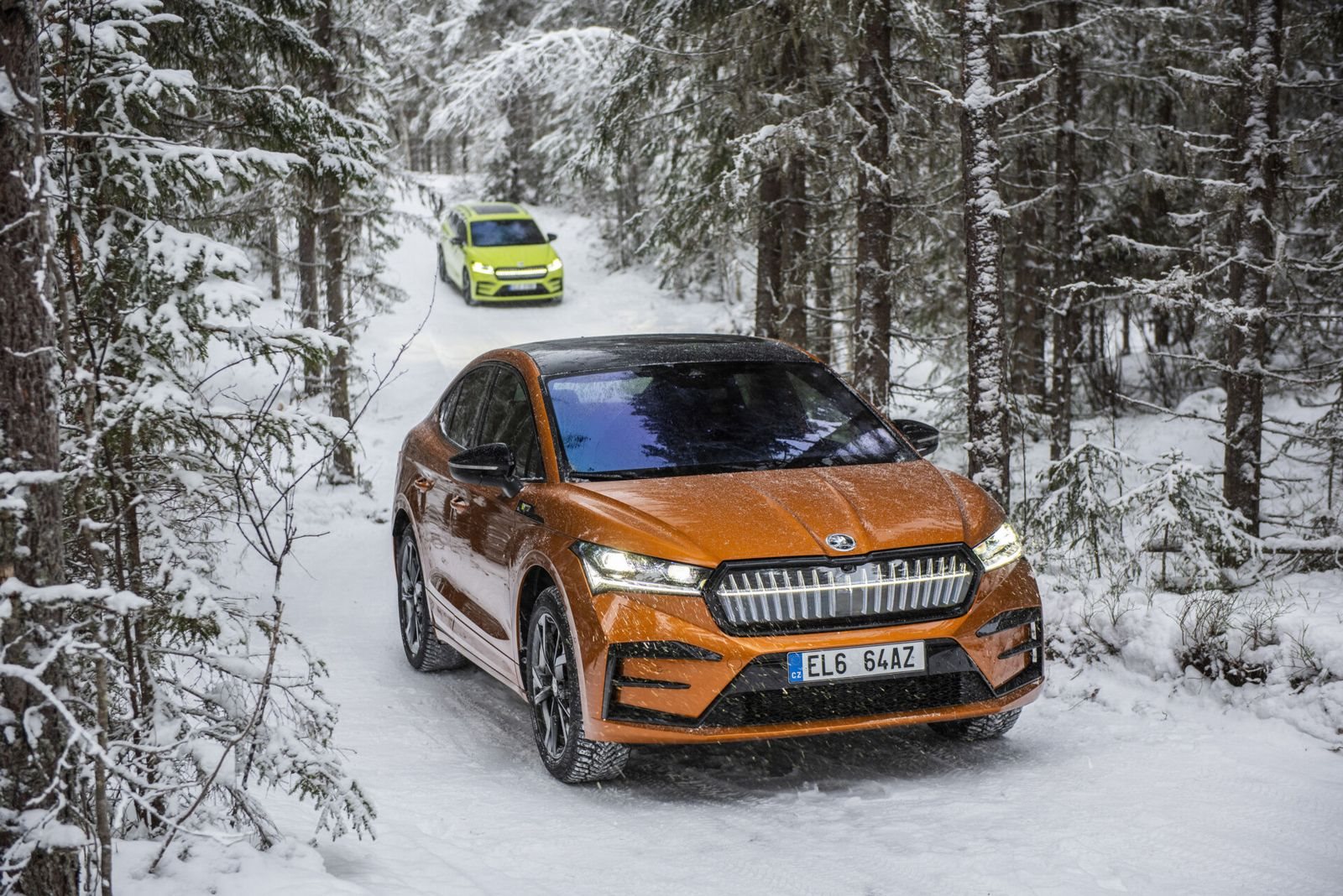 TESTE DOS MODELOS 4X4 DA SKODA SOBRE GELO E NEVE DA SUÉCIA, foto 13