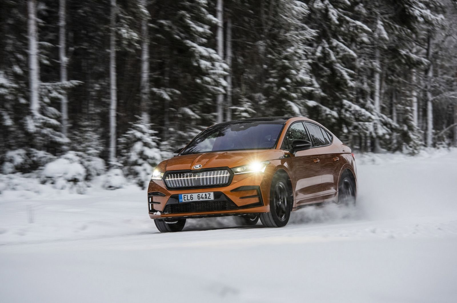 TESTE DOS MODELOS 4X4 DA SKODA SOBRE GELO E NEVE DA SUÉCIA, foto 14