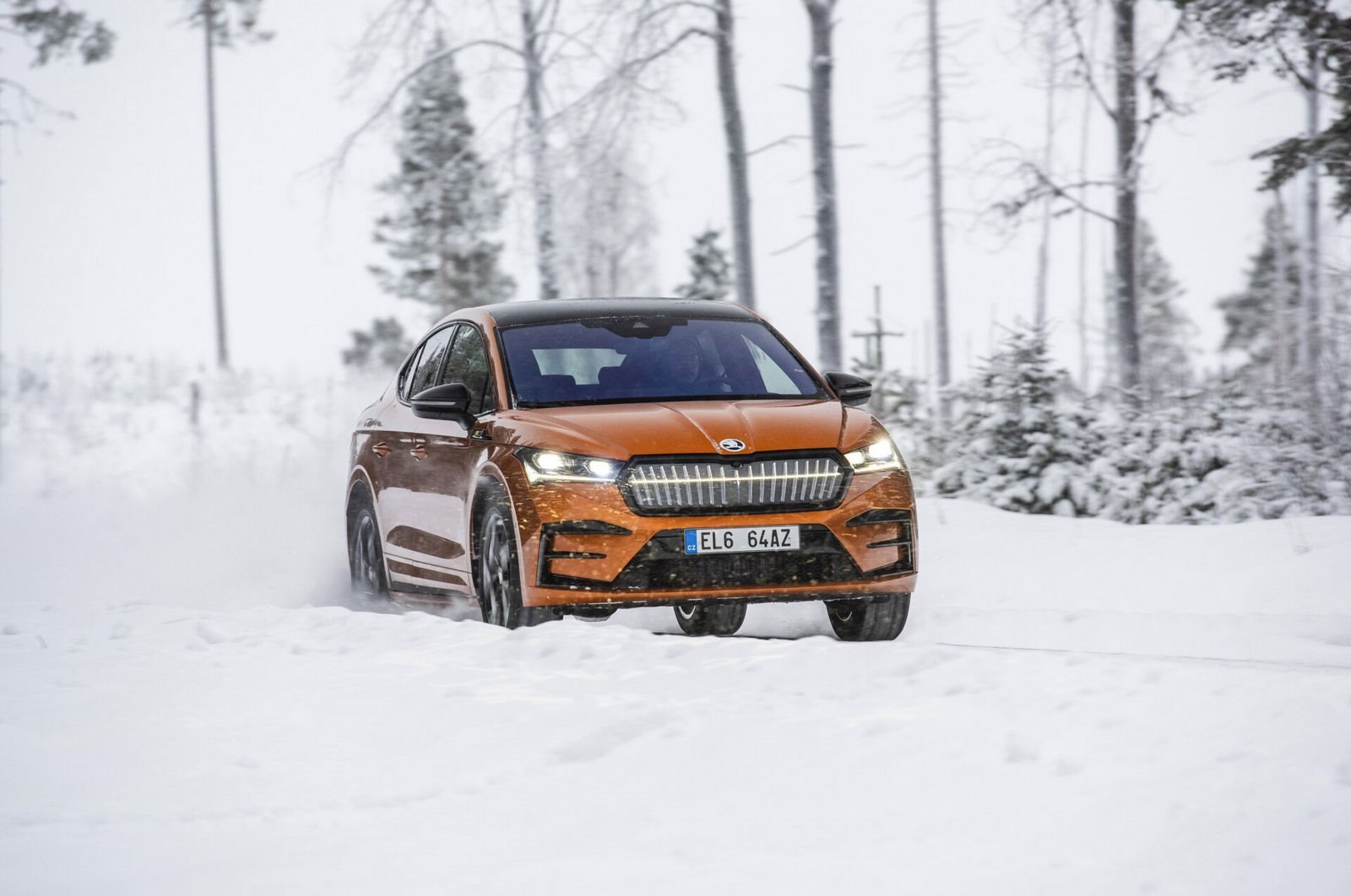 TESTE DOS MODELOS 4X4 DA SKODA SOBRE GELO E NEVE DA SUÉCIA, foto 15