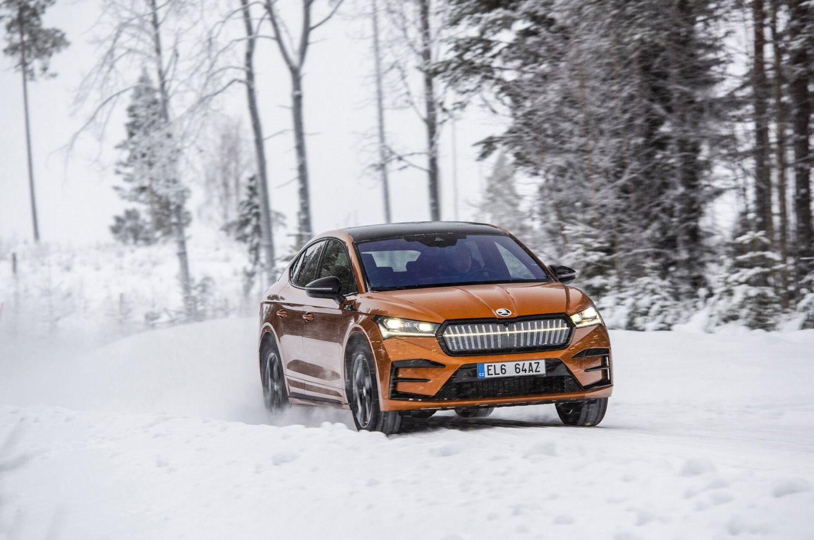 TESTE DOS MODELOS 4X4 DA SKODA SOBRE GELO E NEVE DA SUÉCIA, foto 16