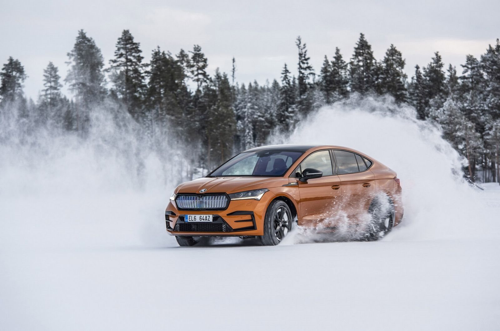 TESTE DOS MODELOS 4X4 DA SKODA SOBRE GELO E NEVE DA SUÉCIA, foto 19
