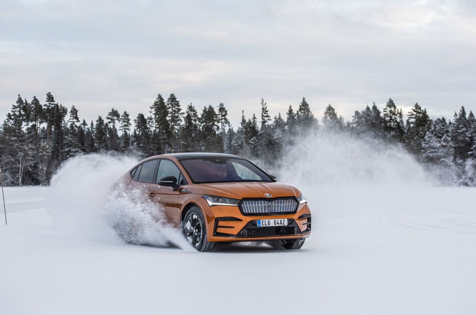 TESTE DOS MODELOS 4X4 DA SKODA SOBRE GELO E NEVE DA SUÉCIA, foto 22