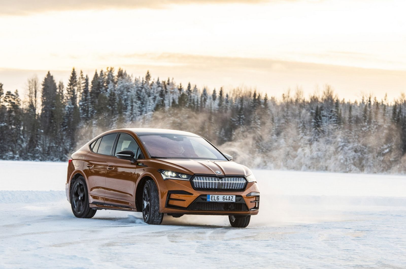 TESTE DOS MODELOS 4X4 DA SKODA SOBRE GELO E NEVE DA SUÉCIA, foto 26