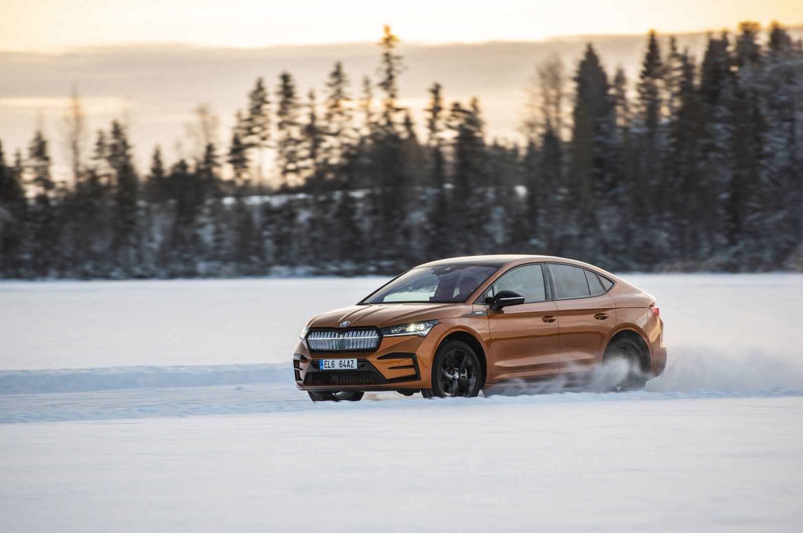TESTE DOS MODELOS 4X4 DA SKODA SOBRE GELO E NEVE DA SUÉCIA, foto 30