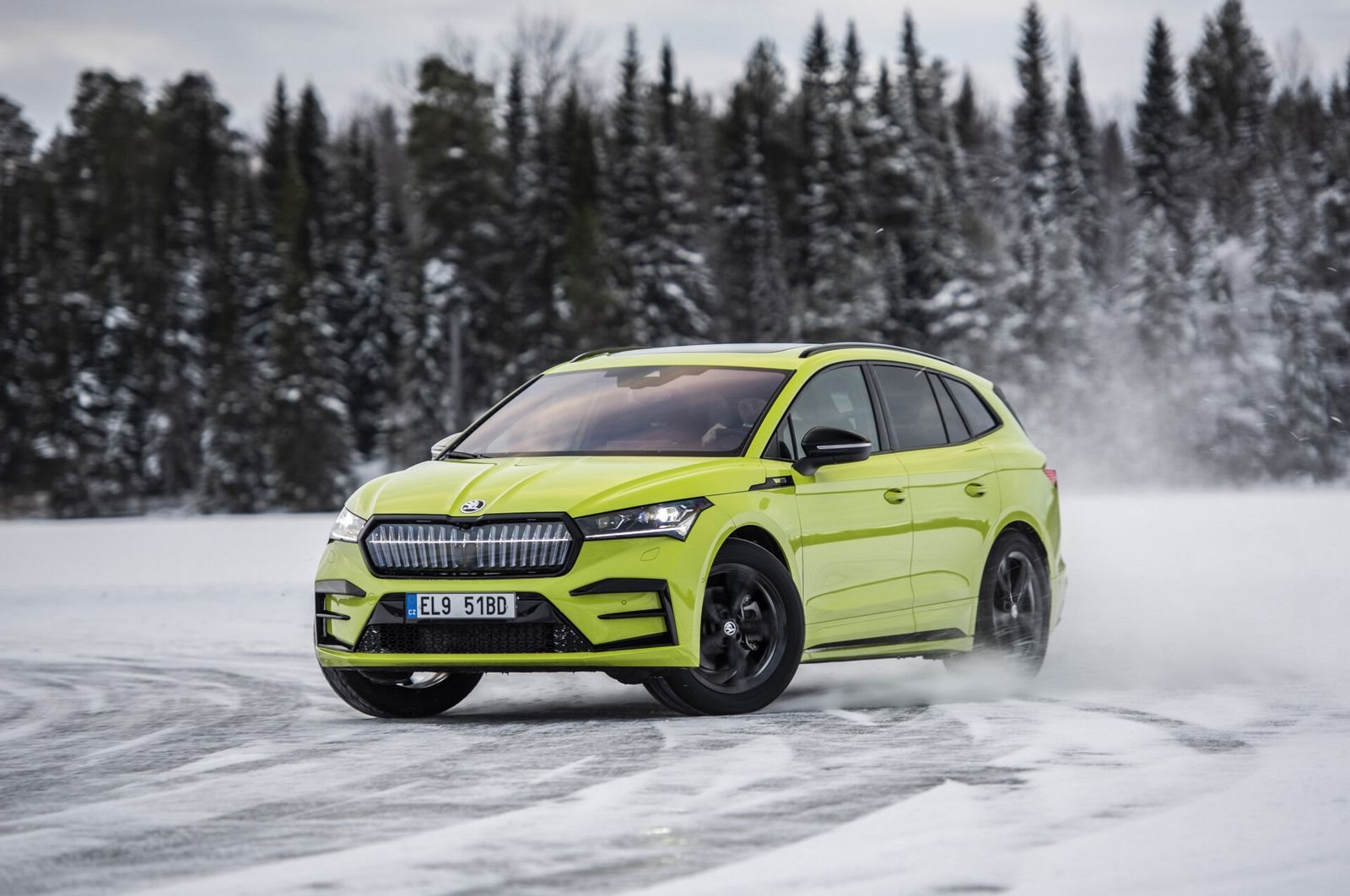 TESTE DOS MODELOS 4X4 DA SKODA SOBRE GELO E NEVE DA SUÉCIA, foto 42