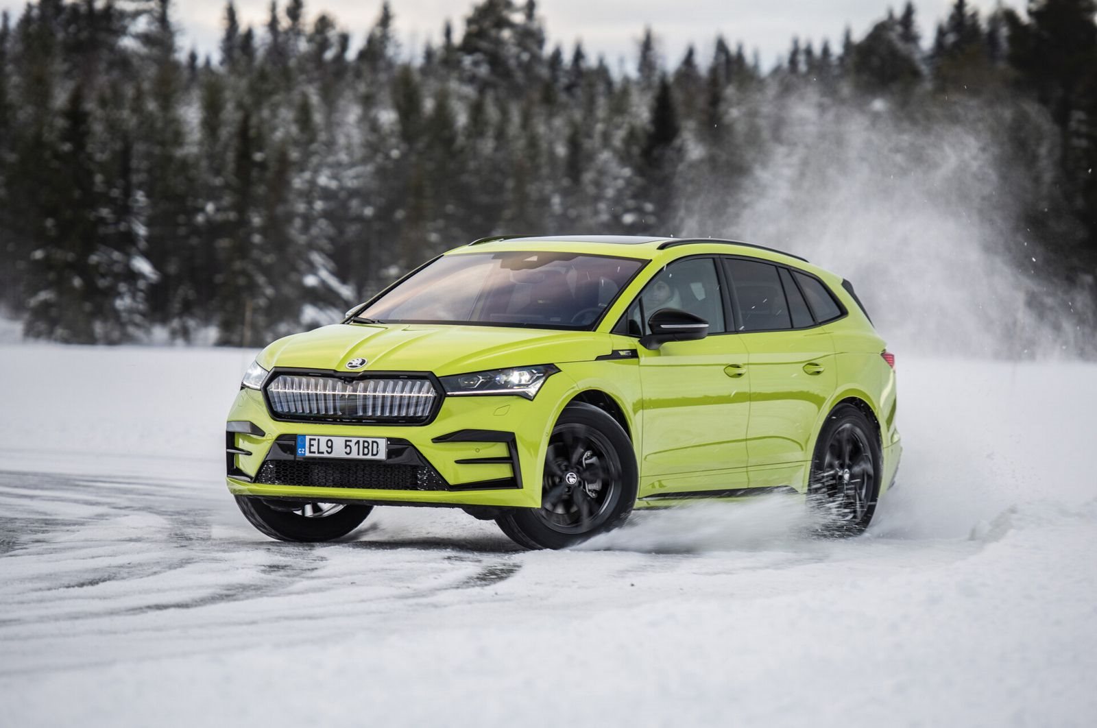 TESTE DOS MODELOS 4X4 DA SKODA SOBRE GELO E NEVE DA SUÉCIA, foto 43