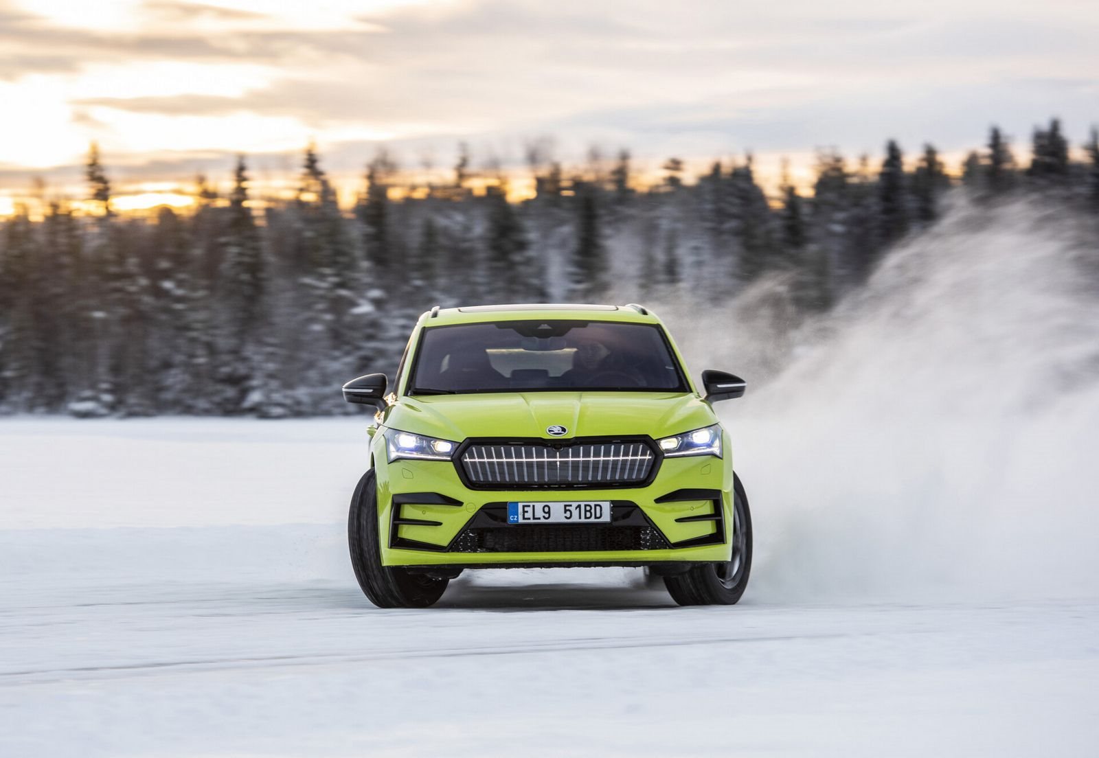 TESTE DOS MODELOS 4X4 DA SKODA SOBRE GELO E NEVE DA SUÉCIA, foto 49