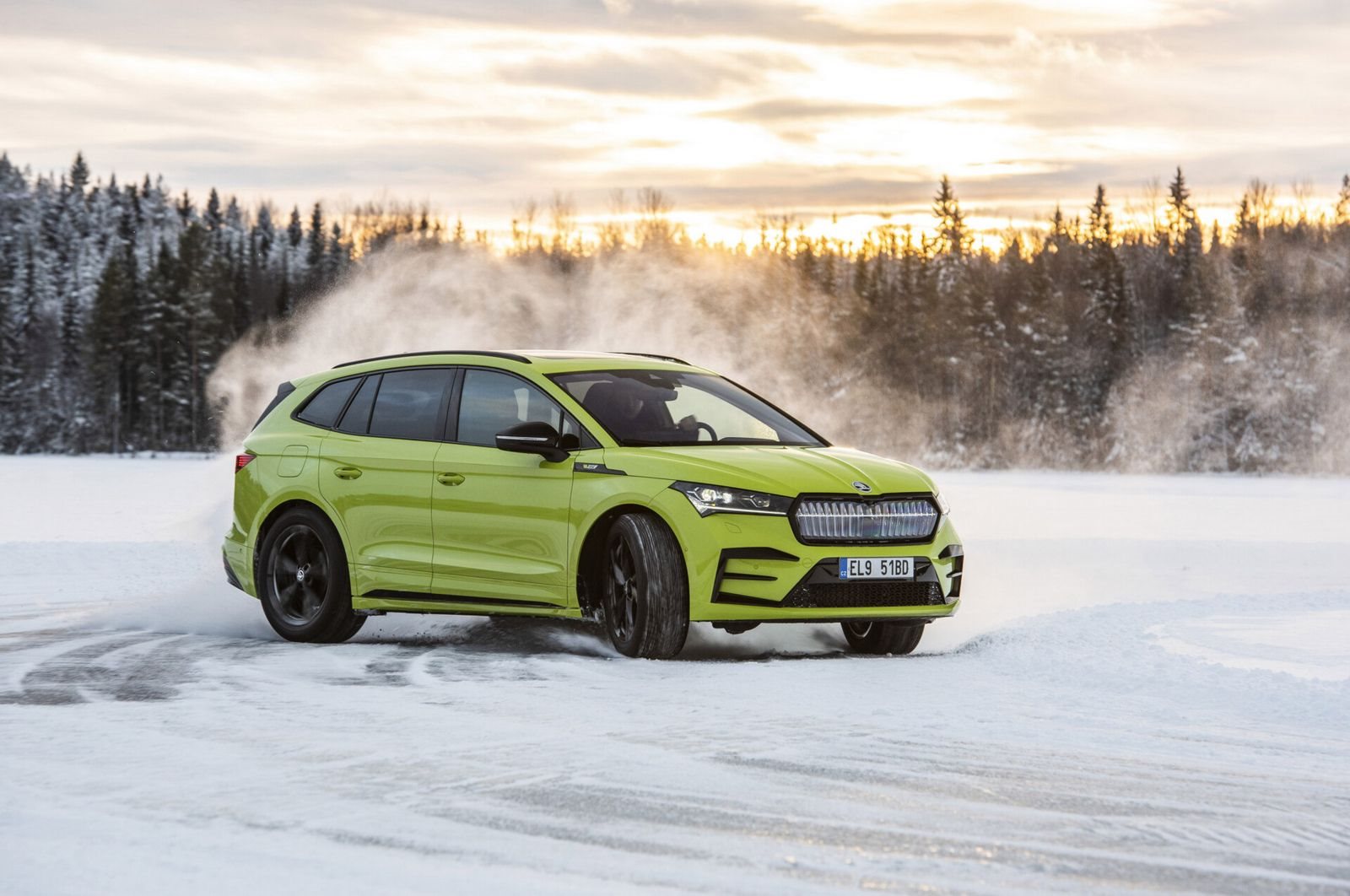 TESTE DOS MODELOS 4X4 DA SKODA SOBRE GELO E NEVE DA SUÉCIA, foto 50