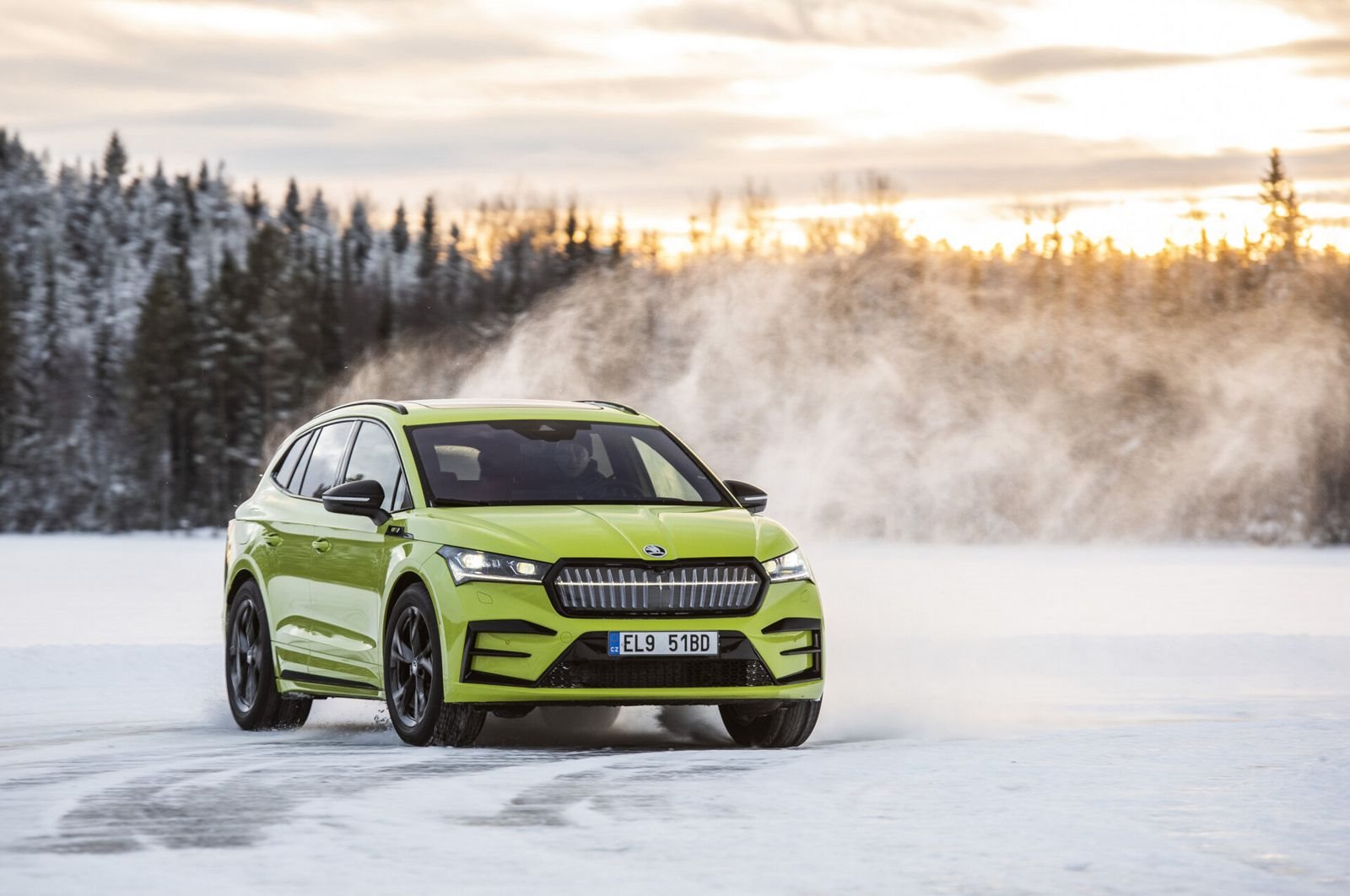 TESTE DOS MODELOS 4X4 DA SKODA SOBRE GELO E NEVE DA SUÉCIA, foto 51