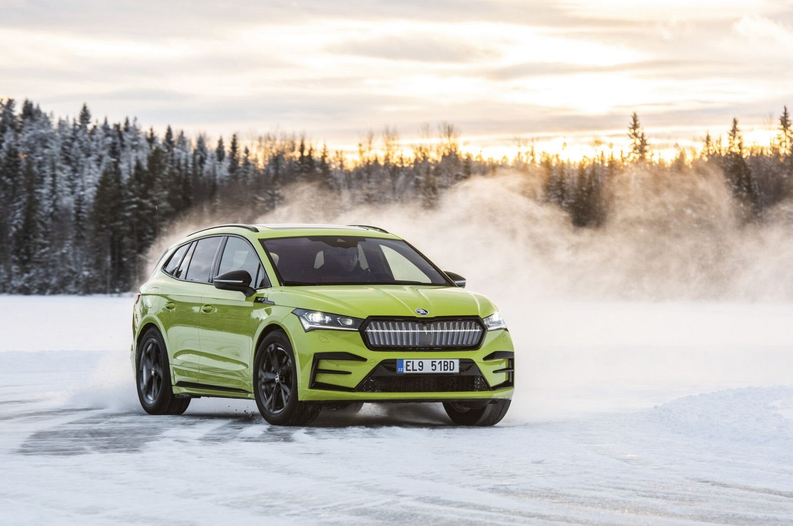 TESTE DOS MODELOS 4X4 DA SKODA SOBRE GELO E NEVE DA SUÉCIA, foto 52