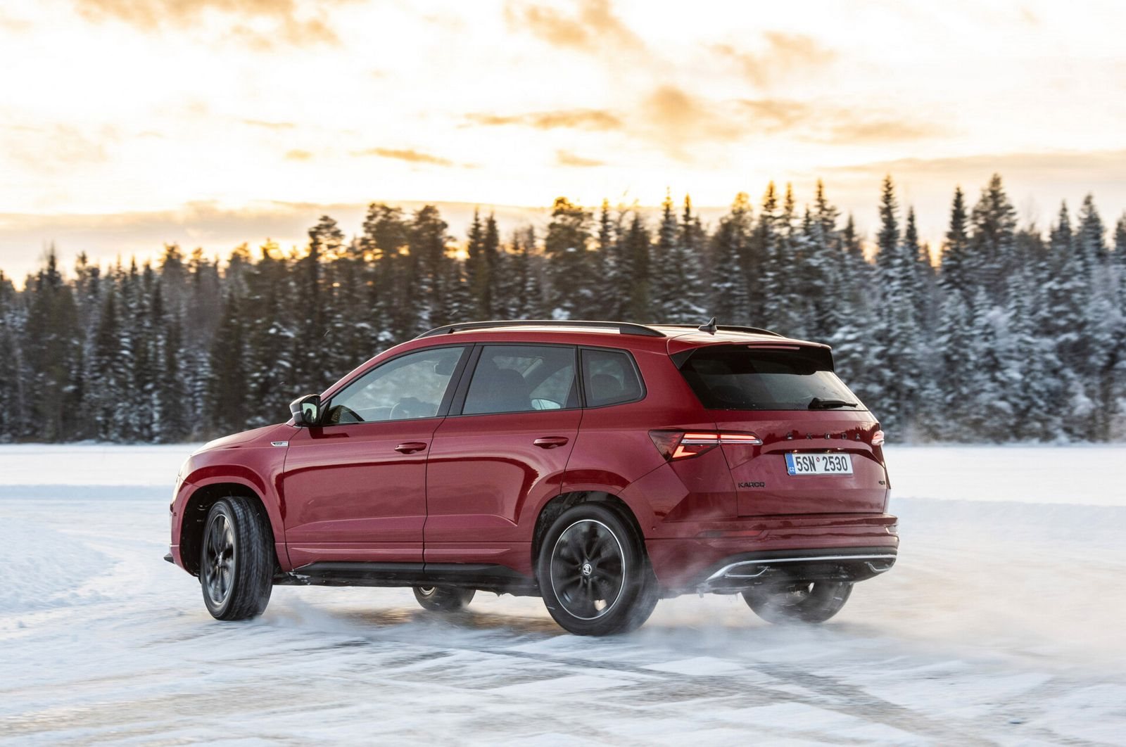 TESTE DOS MODELOS 4X4 DA SKODA SOBRE GELO E NEVE DA SUÉCIA, foto 54