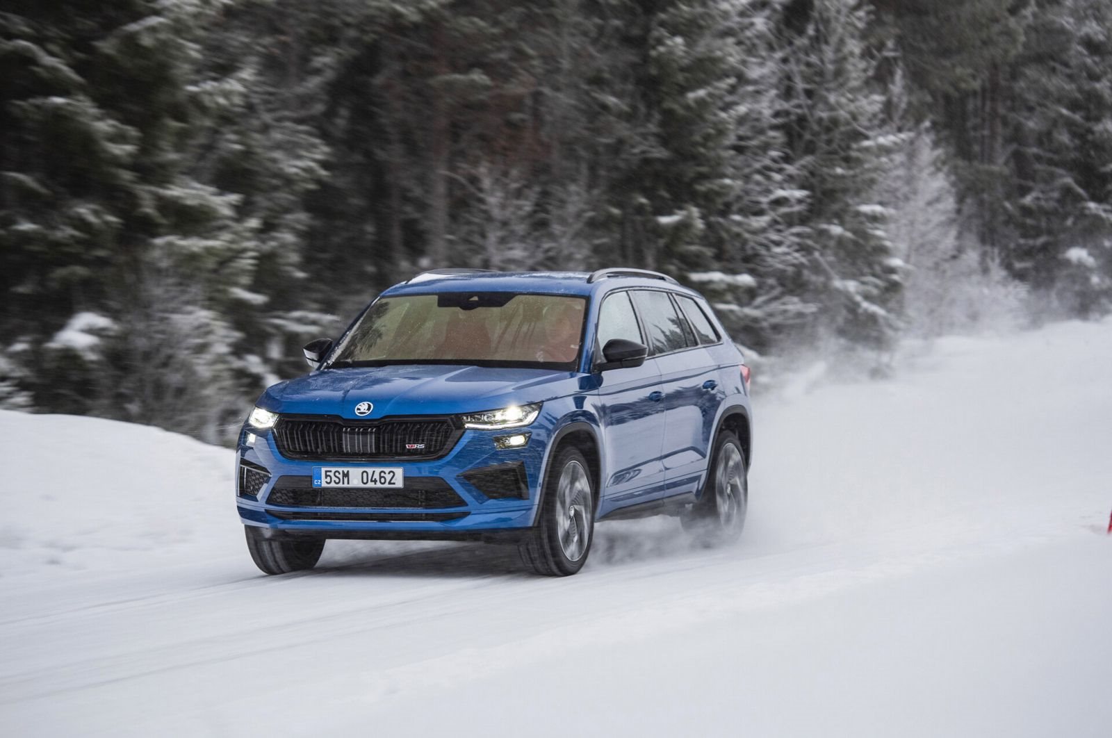 TESTE DOS MODELOS 4X4 DA SKODA SOBRE GELO E NEVE DA SUÉCIA, foto 58