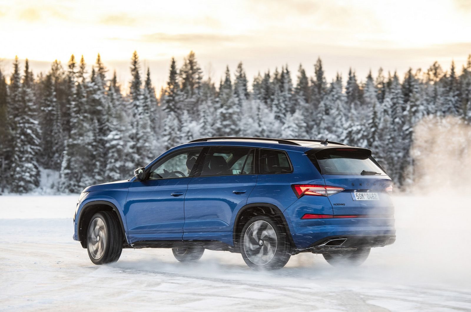 TESTE DOS MODELOS 4X4 DA SKODA SOBRE GELO E NEVE DA SUÉCIA, foto 62
