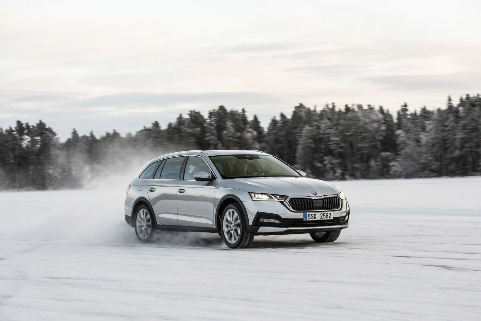 TESTE DOS MODELOS 4X4 DA SKODA SOBRE GELO E NEVE DA SUÉCIA, foto 66