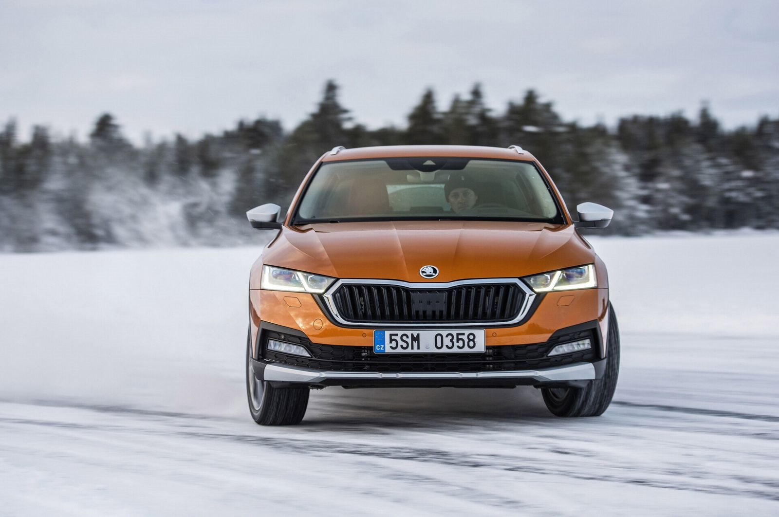 TESTE DOS MODELOS 4X4 DA SKODA SOBRE GELO E NEVE DA SUÉCIA, foto 70