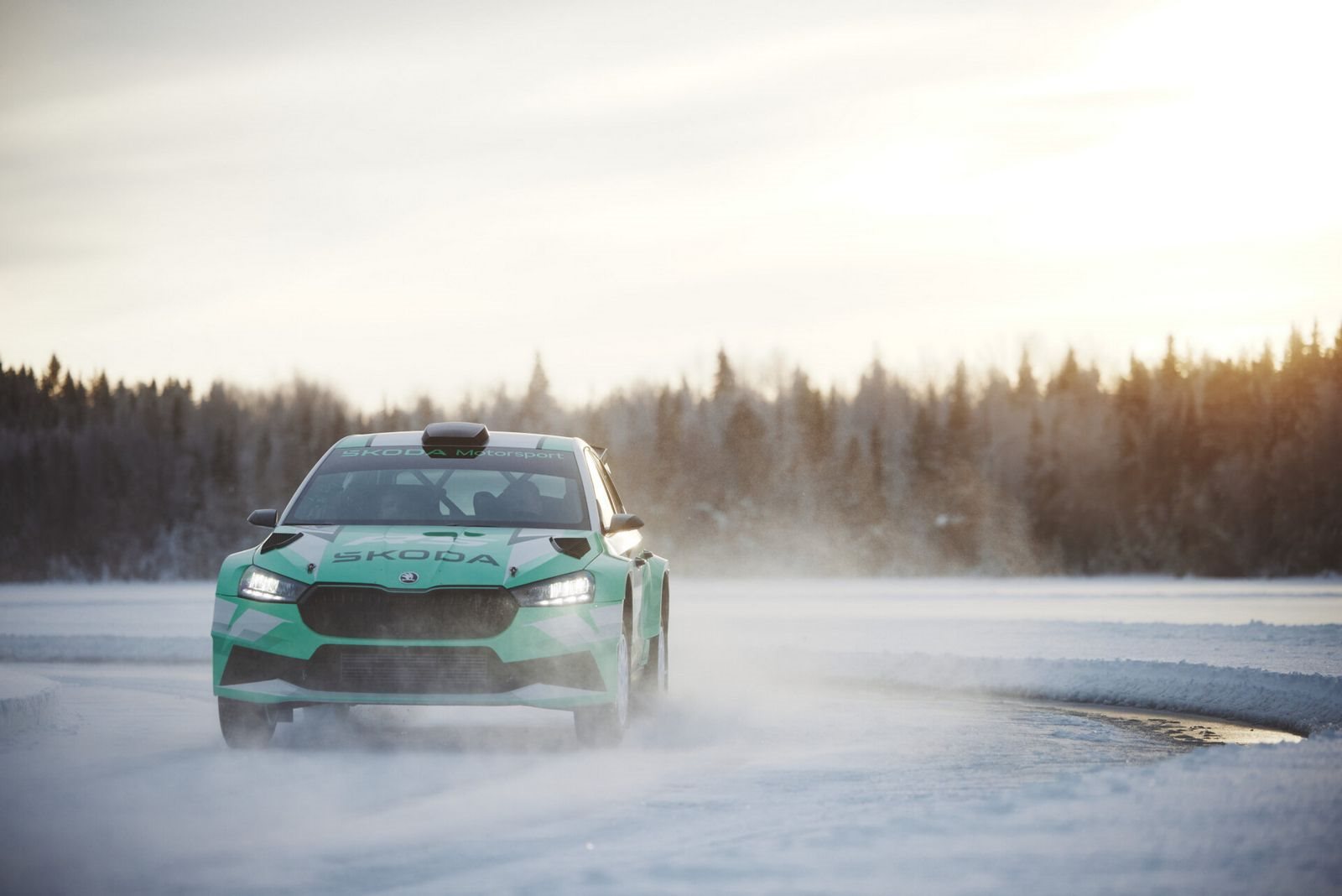 TESTE DOS MODELOS 4X4 DA SKODA SOBRE GELO E NEVE DA SUÉCIA, foto 80