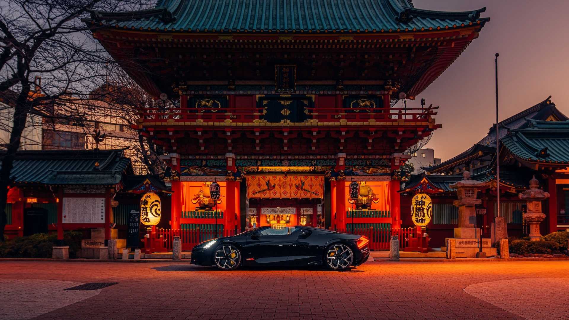 VEJA A BELEZA DO BUGATTI W16 MISTRAL VISITANDO TOKYO, foto 7