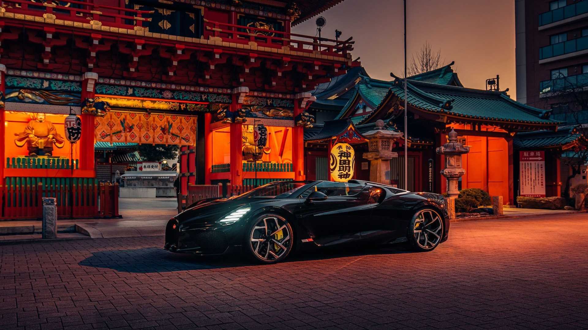 VEJA A BELEZA DO BUGATTI W16 MISTRAL VISITANDO TOKYO, foto 9