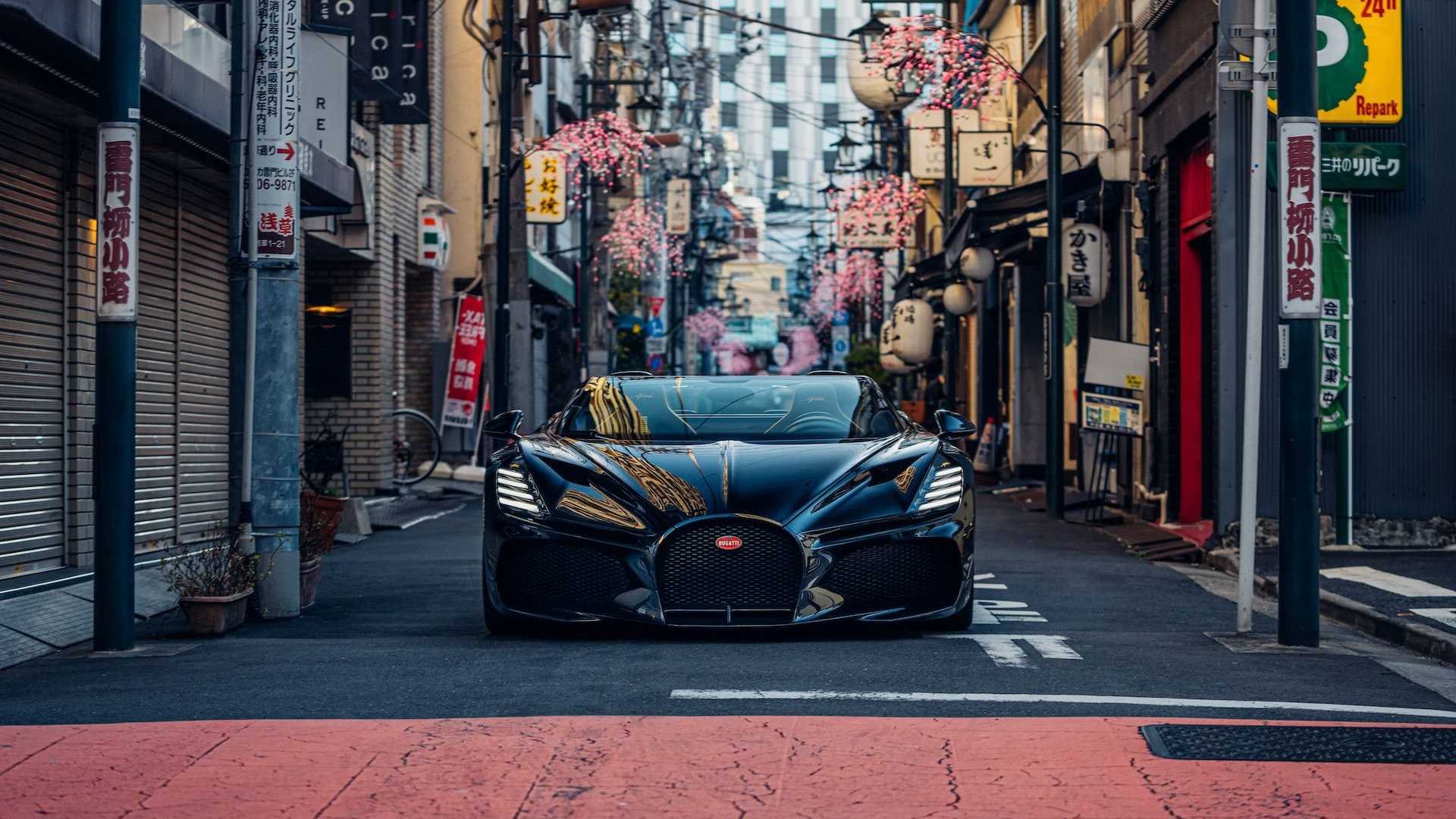 VEJA A BELEZA DO BUGATTI W16 MISTRAL VISITANDO TOKYO, foto 12