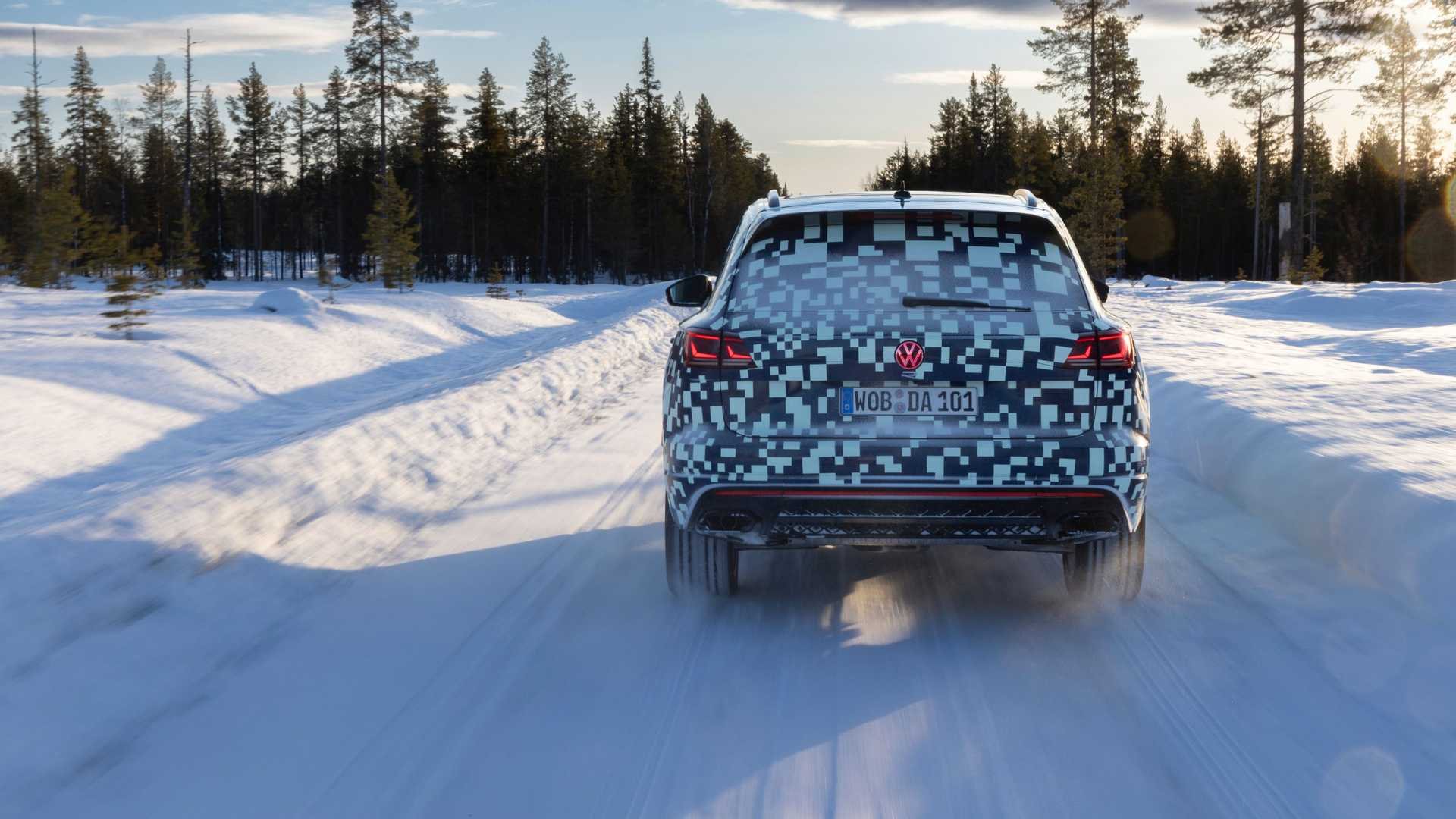 NOVO VOLKSWAGEN TOUAREG 2023 APARECE ANTES DE SUA APRESENTAÇÃO, foto 9